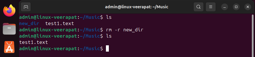 linux rm